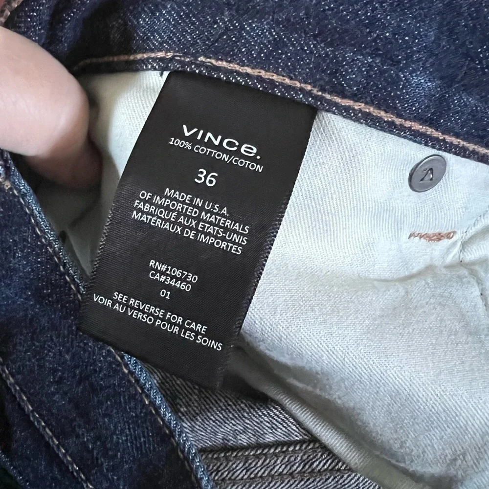 Vince DM/02 dark‎ wash mens blue jeans